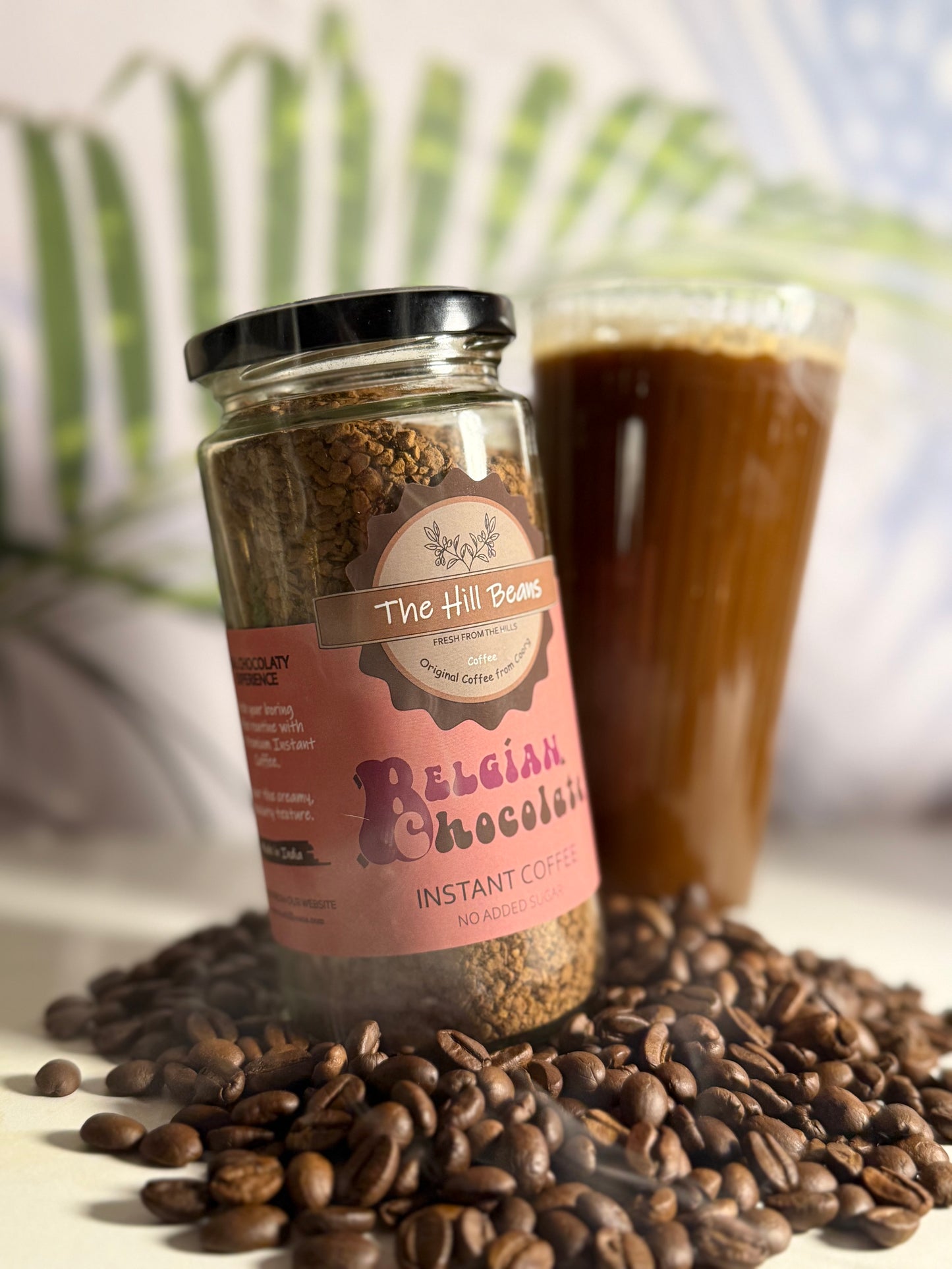 Belgian Chocolate Instant Coffee Powder - 100gm Jar