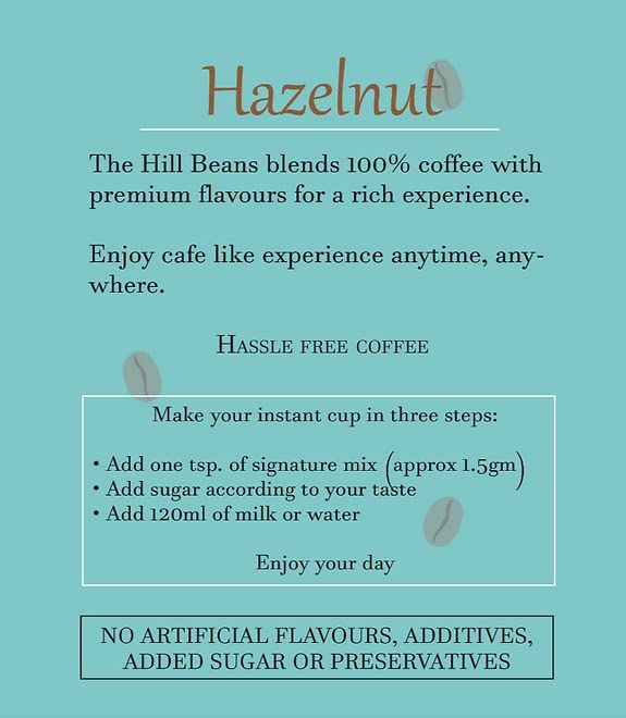 Hazelnut Coffee - 60gm Jar