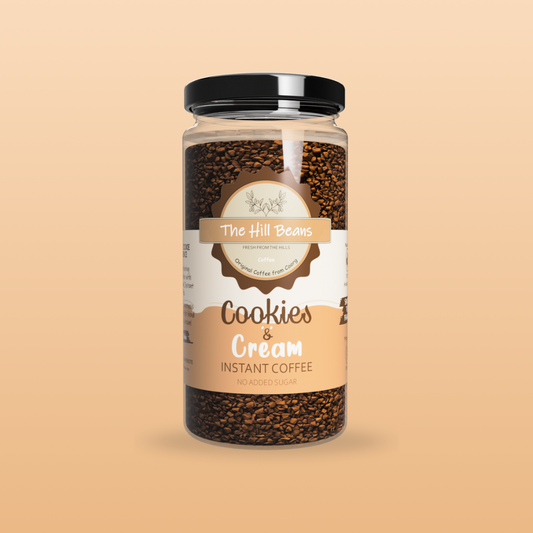 Cookies & Cream Instant Coffee Powder - 100gm Jar