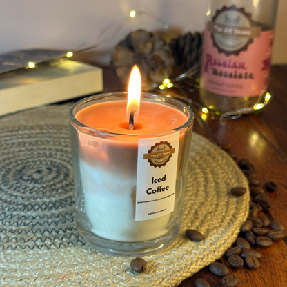 iced coffee candle to enhance your at home coffee experience