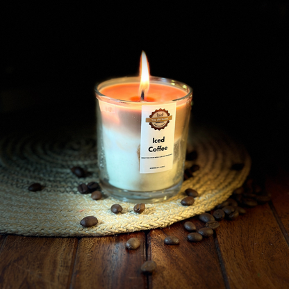 iced coffee candle to enhance your at home coffee experience