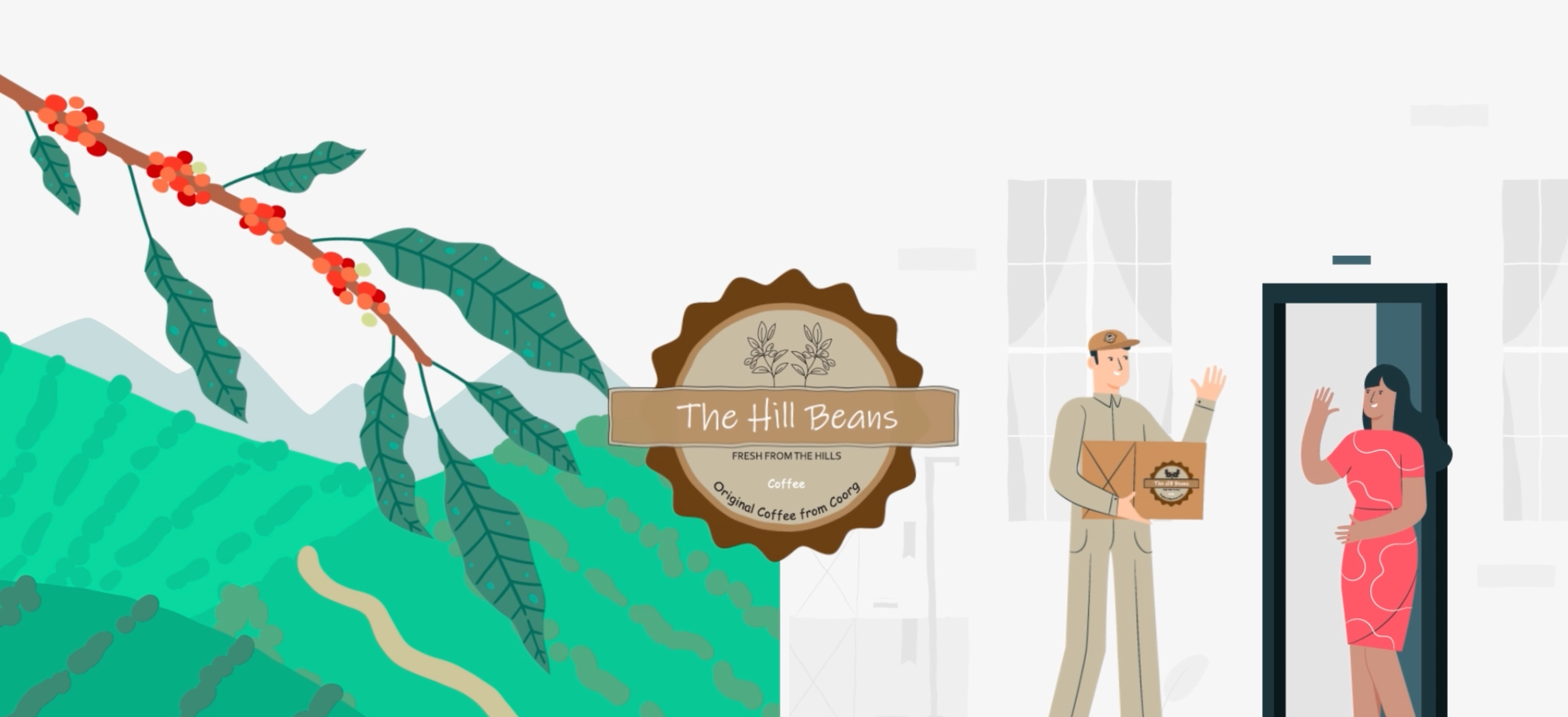 Load video: the hill beans coffee brand story