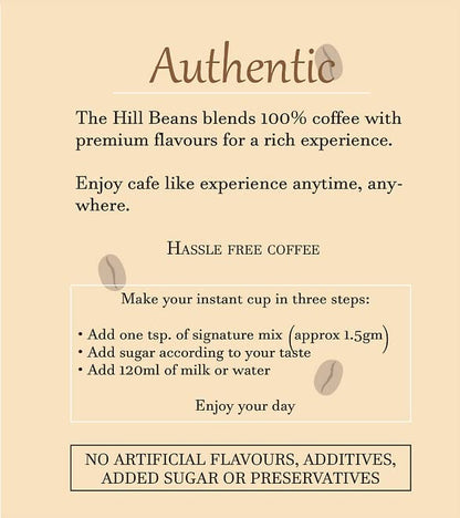 Assorted Coffee Bundle with Authentic and Hazelnut Flavours - Pack of 2 Jars