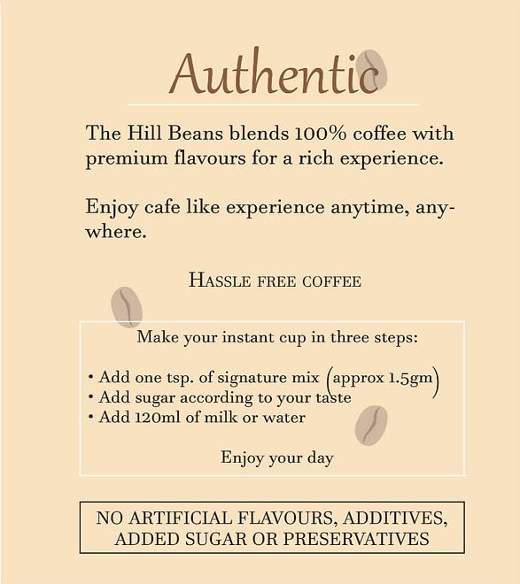 Assorted Coffee Bundle with Authentic and Vanilla Flavours - Pack of 2 Jars