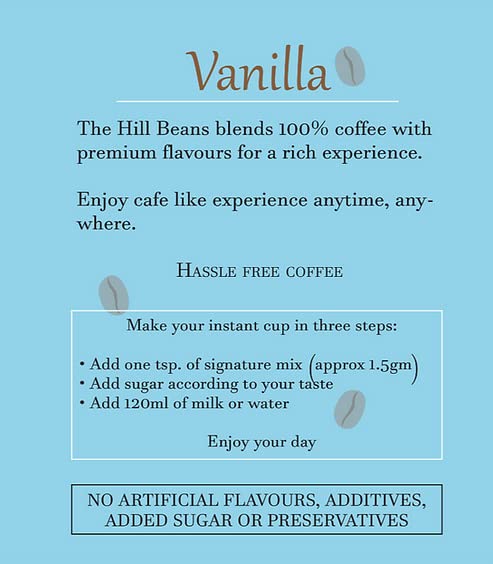 Assorted Coffee Bundle with Authentic and Vanilla Flavours - Pack of 2 Jars